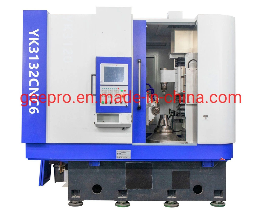 Yk3132 CNC Automation Vertical Hobbing Machine for Worm Gear Cutting