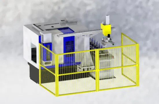 Machine à tailler les engrenages CNC G400 à 6 axes avec chargeur d'anneaux d'automatisation